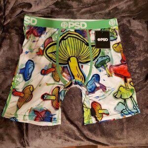 PSD - Magic Candy Mushroom- Men’s Boxer Briefs Size Large Brand New